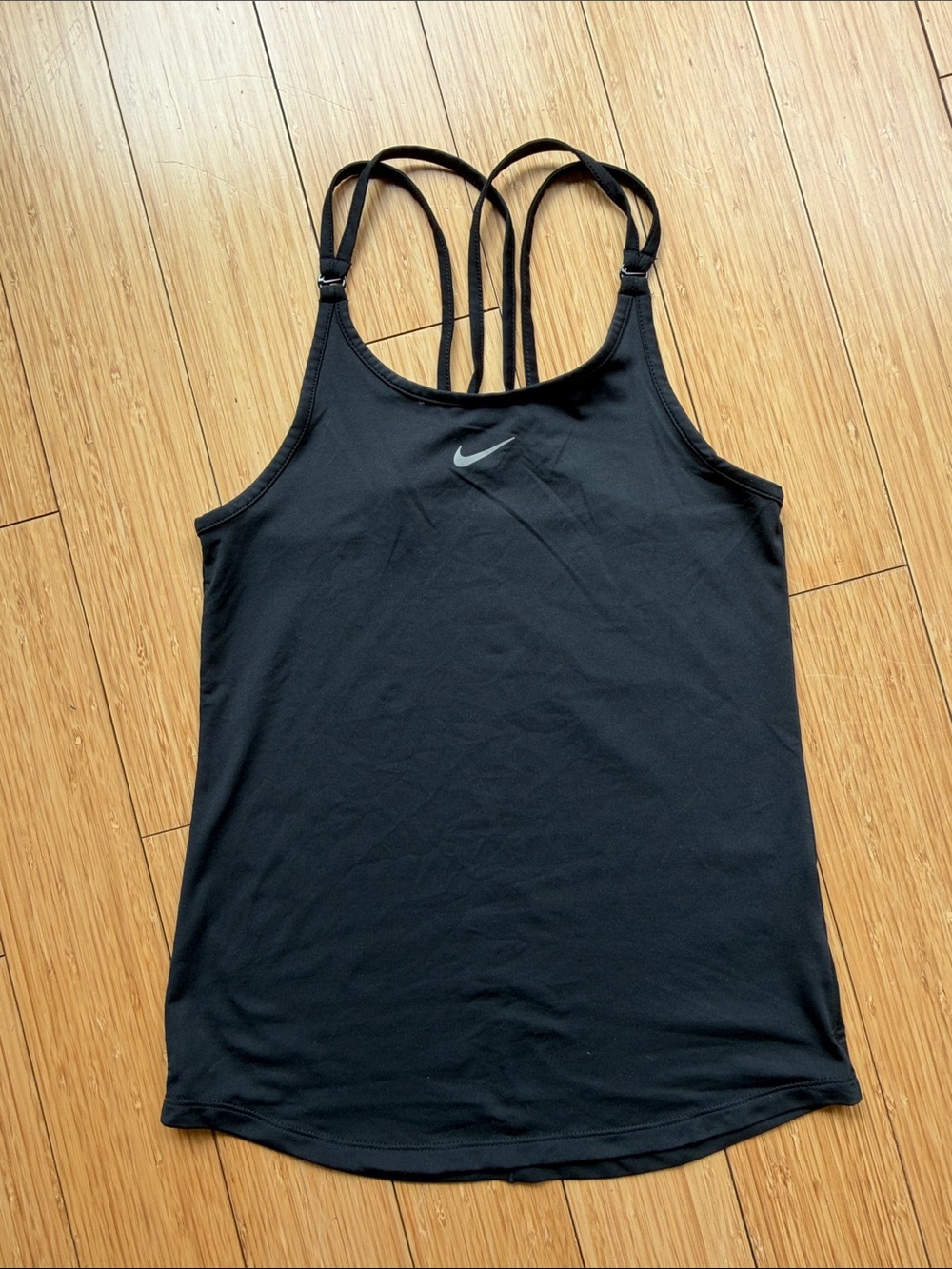 Nike Black Multi-Strap Dri-Fit Training Tank Top